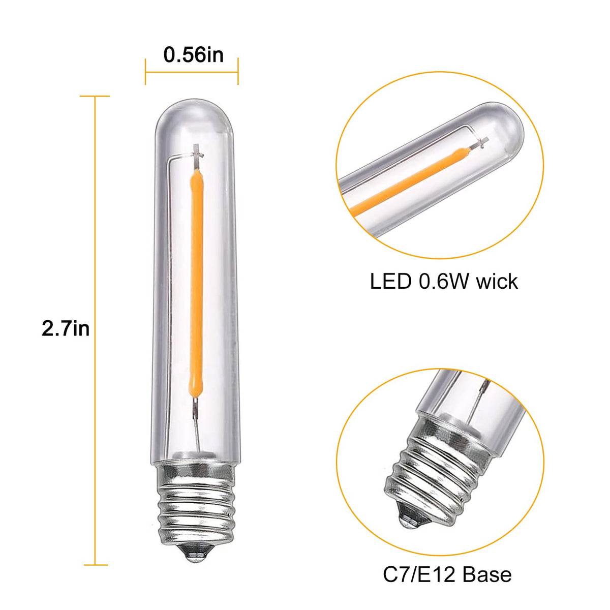 Clear plastic Bokoiuu bulbs preserve traditional string light aesthetics