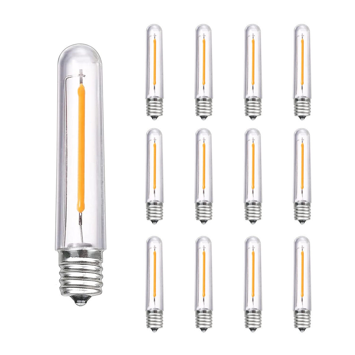 Bokoiuu S14 LED bulbs pack provides warm white decorative lighting