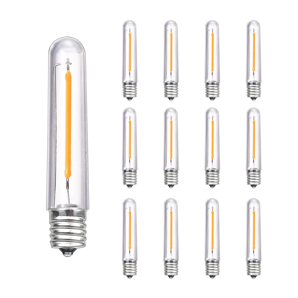 Bokoiuu S14 LED bulbs pack provides warm white decorative lighting