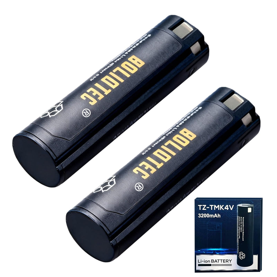 BolidTec 3200mAh replacement battery for Milwaukee headlamp 2114-21, longer runtime for night work.