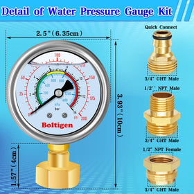 Boltigen 3-4inch GHT female-thread adapter enables flexible installations