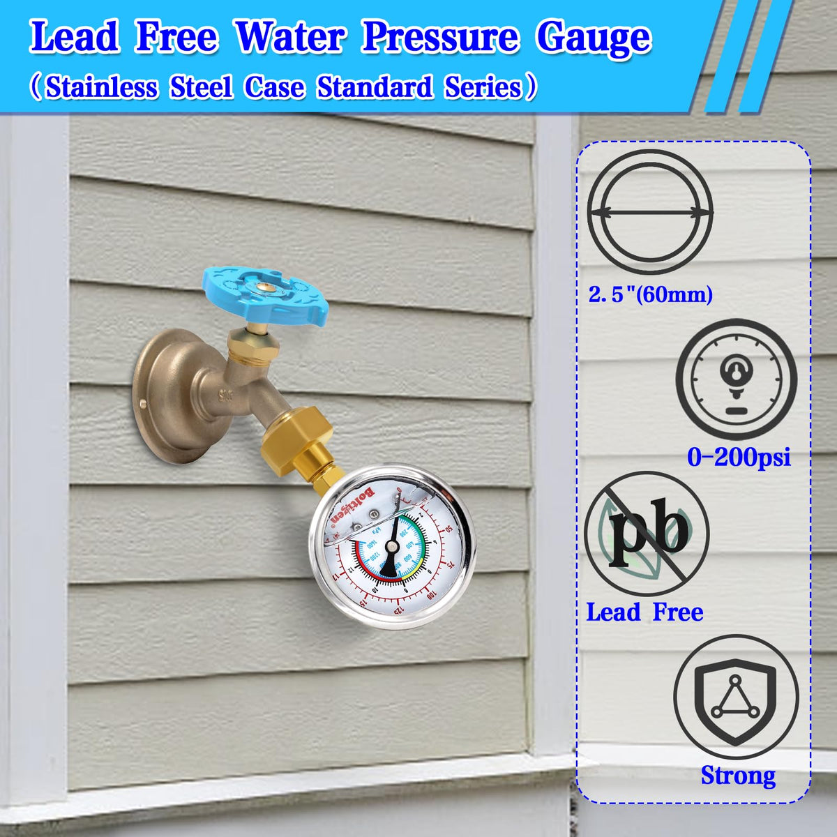 Boltigen garden or home use kit demonstrates practical pressure testing