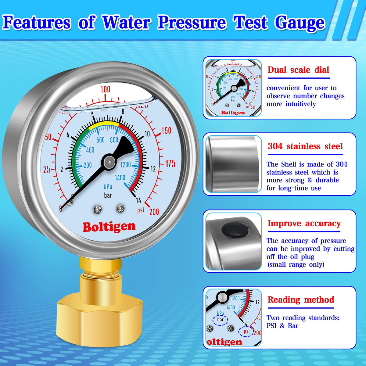 Boltigen quick-connect brass male-to-male simplifies setup