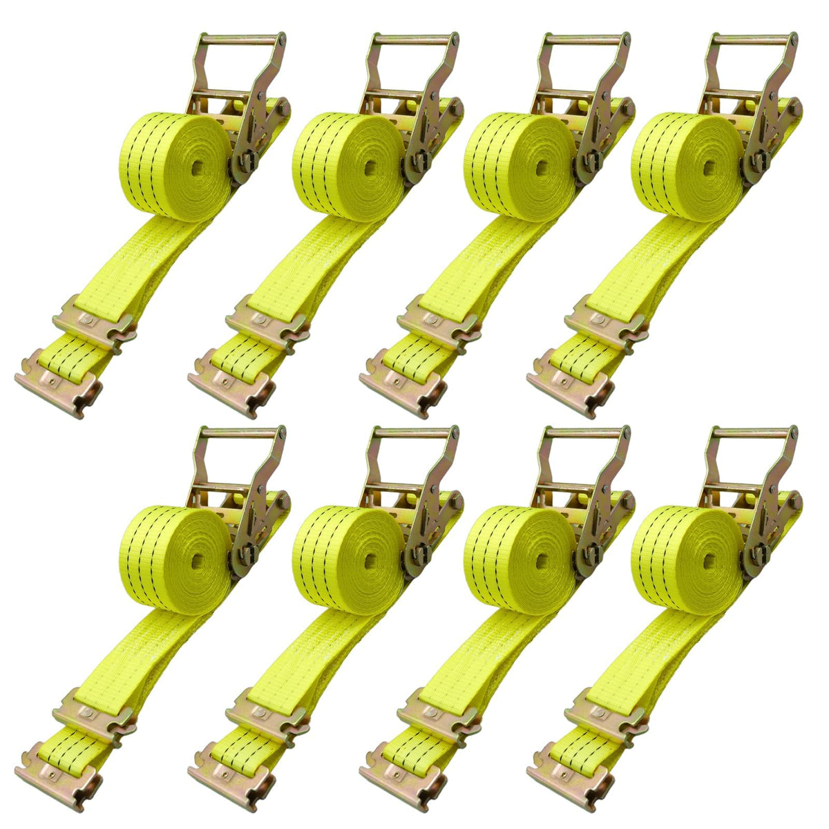 Bolvixor e-track ratchet strap 2in-15ft for secure cargo on trailers