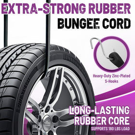 Bolvixor EPDM rubber bungee cords offer UV resistance and weatherproofing