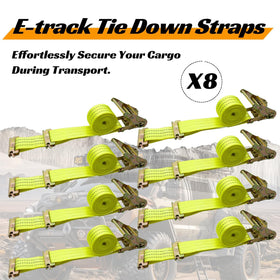 Packaging view of Bolvixor eight-pack ratchet straps