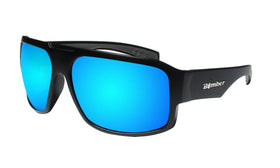 BOMBER safety sunglasses with matte black frame for all-day comfort