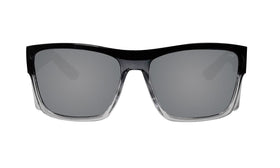 BOMBER safety glasses with silver mirror lens reduce glare for improved focus
