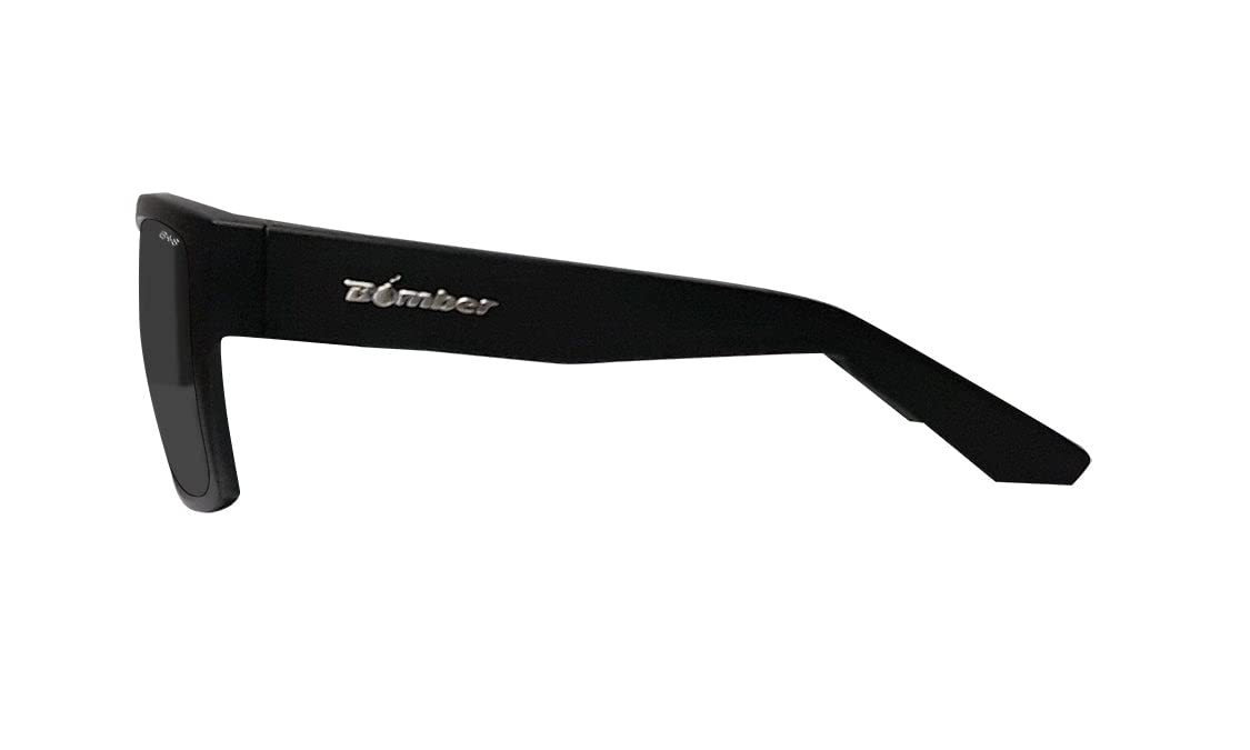 BOMBER safety glasses offer UVA and UVB protection for outdoor tasks.