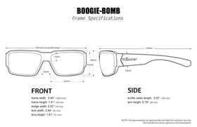 BOMBER unisex fit safety glasses suit men and women comfortably.