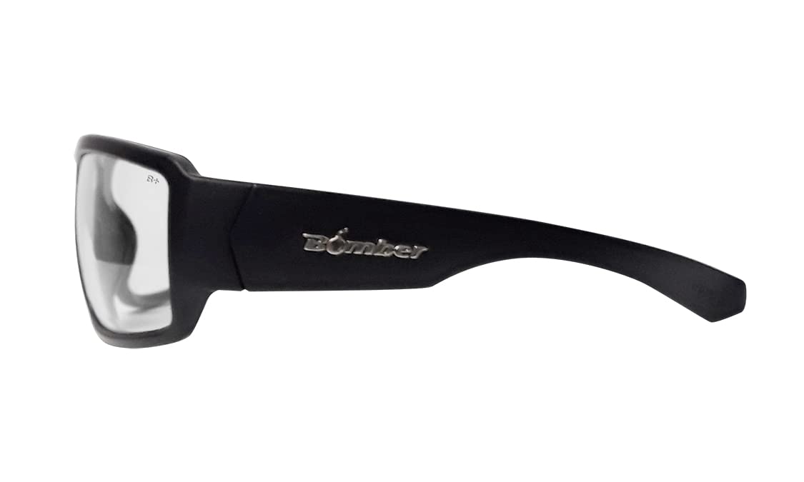 BOMBER glasses meet ANSI Z87+ standards for reliable eye protection.
