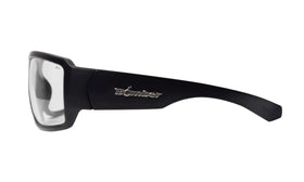 BOMBER glasses meet ANSI Z87+ standards for reliable eye protection.