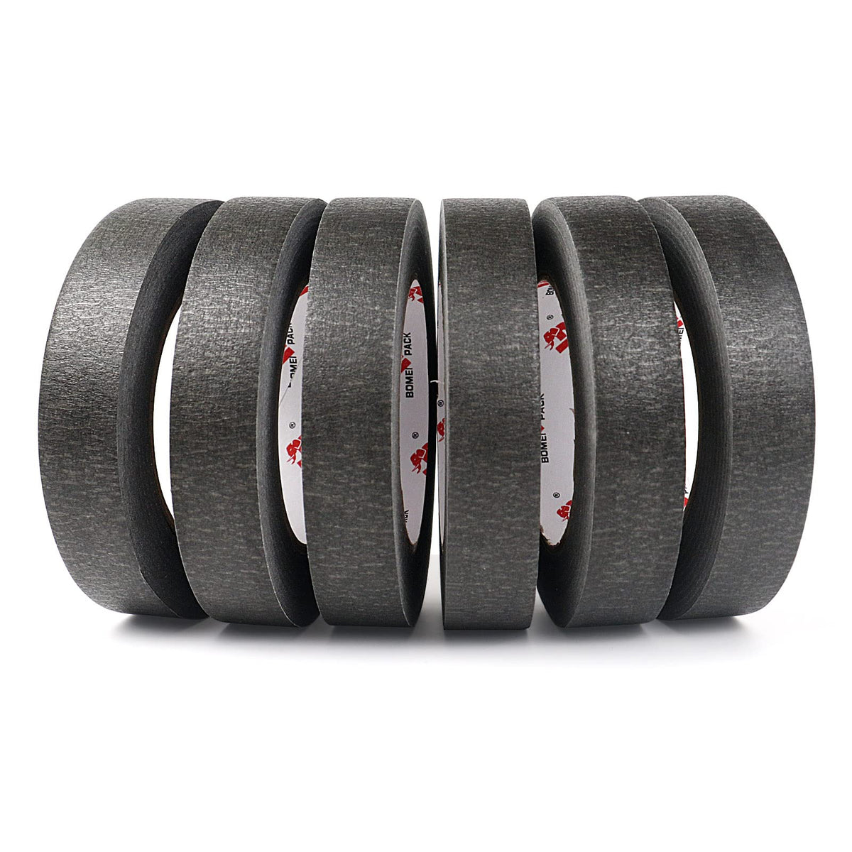 BOMEI PACK backing resists solvents and moisture for clean removal.