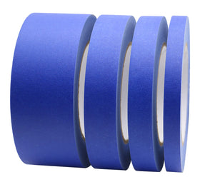 BOMEI PACK blue painters tape 1/2 inch roll for precise edge masking and clean removal