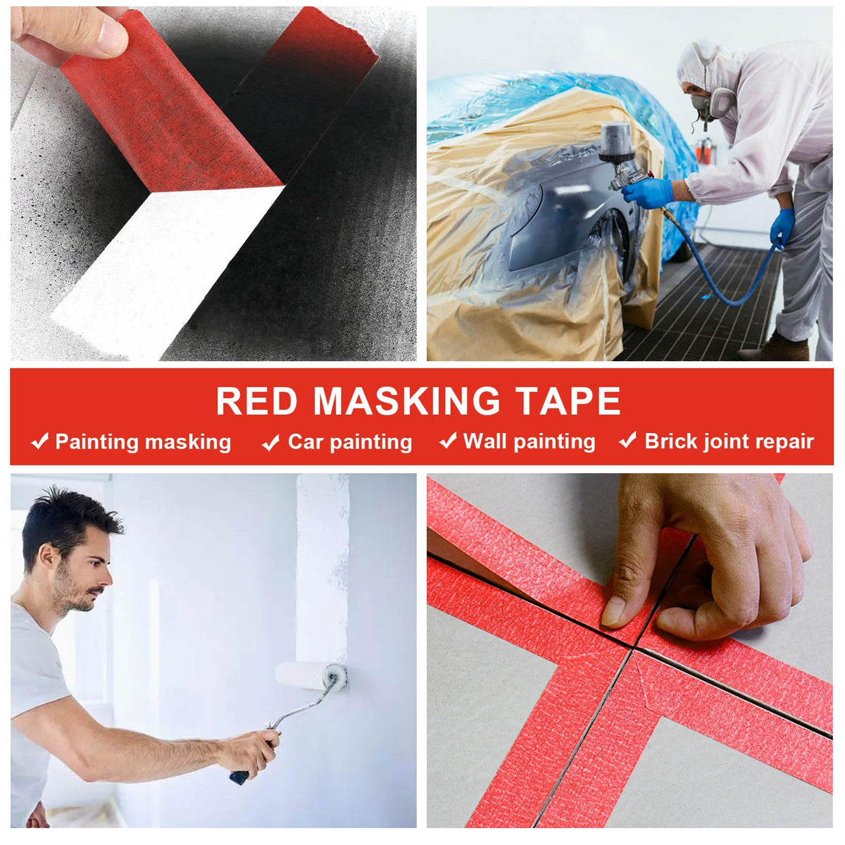 BOMEI PACK crepe-paper backing prevents bleed and cleans easily.
