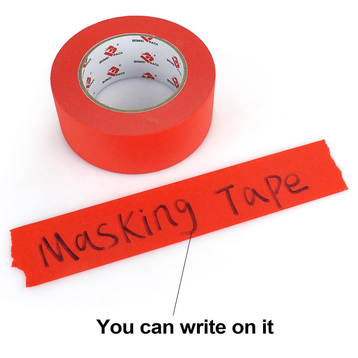 BOMEI PACK easy-tear red tape speeds up precise placement.