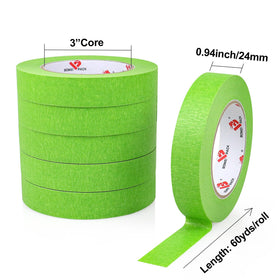 BOMEI PACK edge-perfect tape on wall for precise masking.