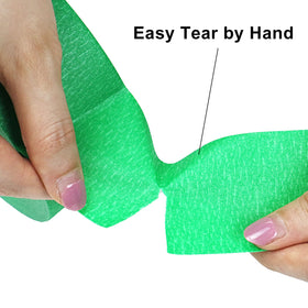 BOMEI PACK green tape used in crafts and DIY decor projects.
