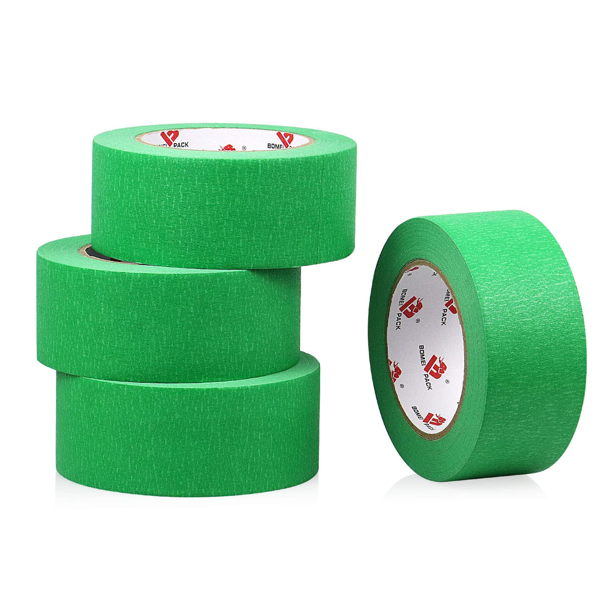 BOMEI PACK green tape demonstrates moisture and UV resistance.