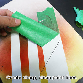 BOMEI PACK green tape removal showing residue-free result.