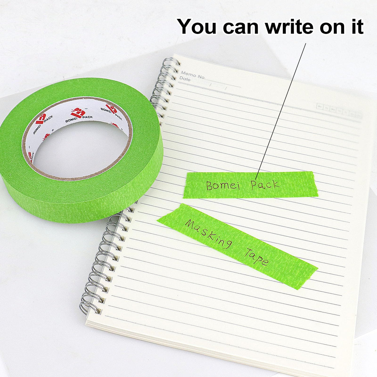 BOMEI PACK multi-use tape ideal for DIY crafts and labeling.
