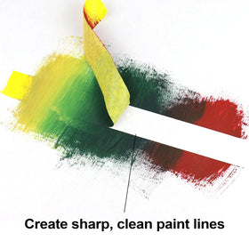 BOMEI PACK UV-resistant yellow tape guards against bleed-through on bright colors.