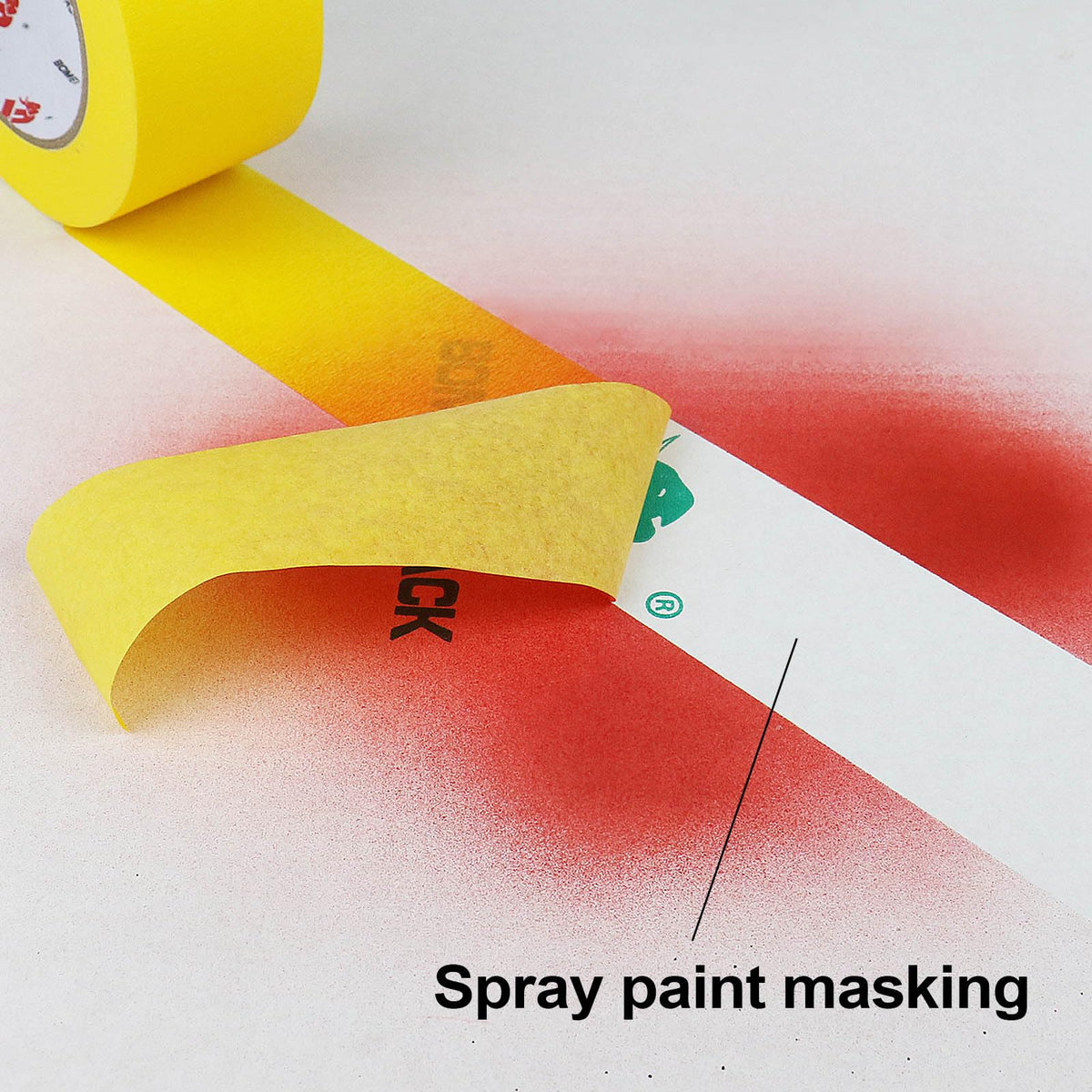 Versatile tape for painting, labeling, crafts, and décor in homes and classrooms.