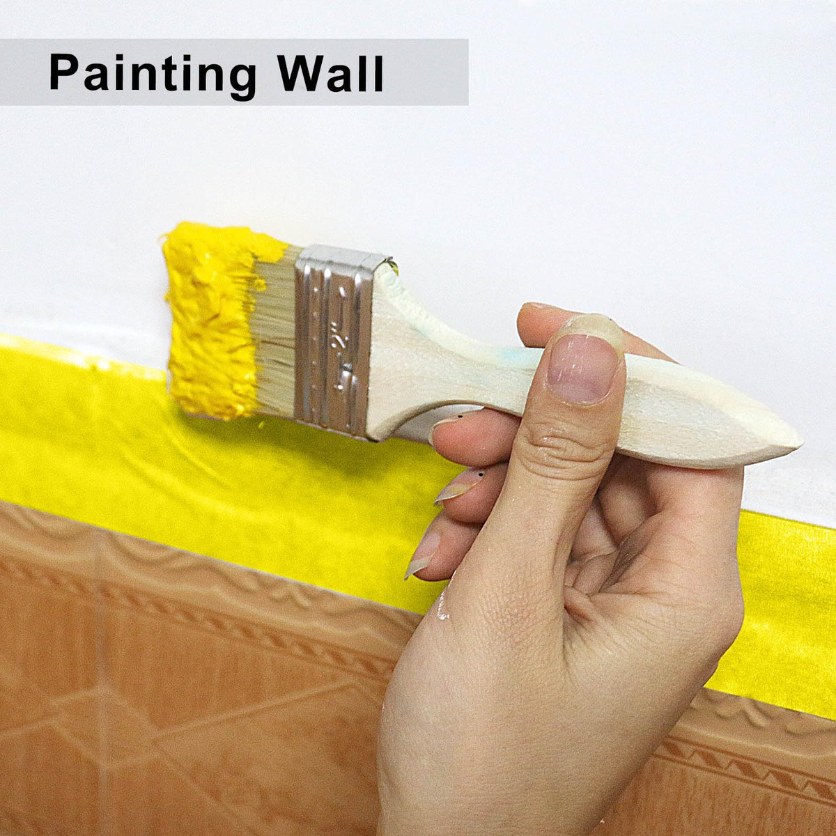 BOMEI PACK removes cleanly from wood walls and glass.