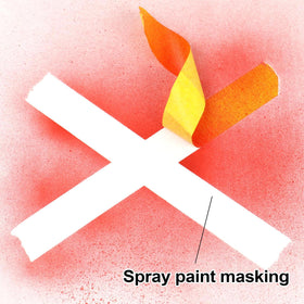 BOMEI PACK no-residue yellow tape protects surfaces during painting projects.
