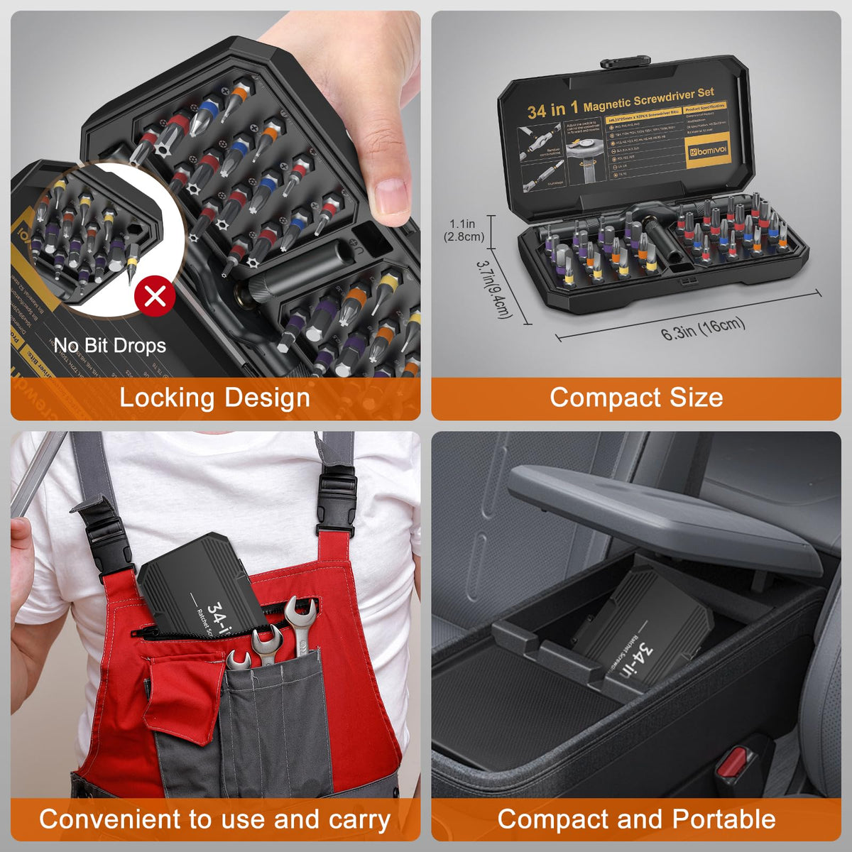 Bomivoi gift-ready DIY tool kit for enthusiasts and pros