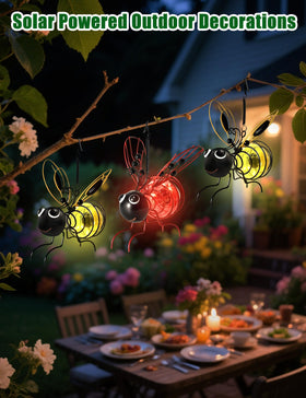 BomKra Bee Light Outdoor Decoration for porch, balcony, or garden gates