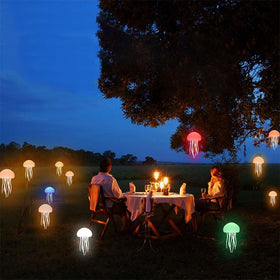 BomKra Jellyfish Lamp safe soft-edged design for kids and adults.
