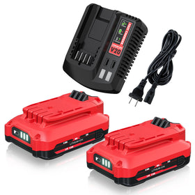 Bonacell 2-pack 20V battery set ready for Craftsman tools with extended runtime.