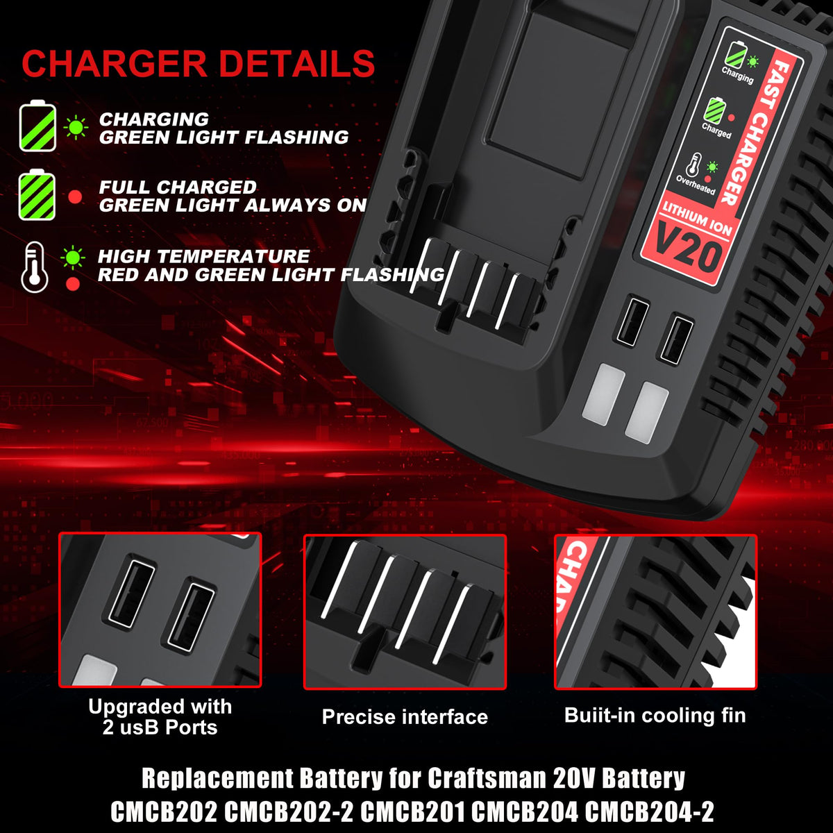 Bonacell fireproof shell enhances safety during storage and charging.