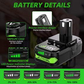 Bonacell Ryobi 18V battery durability testing for reliability