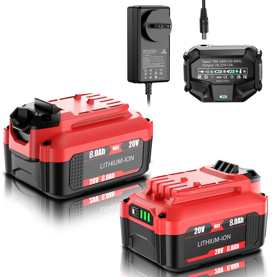 Bonacell upgrade 20V battery 2-pack for Craftsman tools with extended run time.
