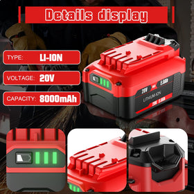 Bonacell charger included with battery for convenient all-in-one charging.