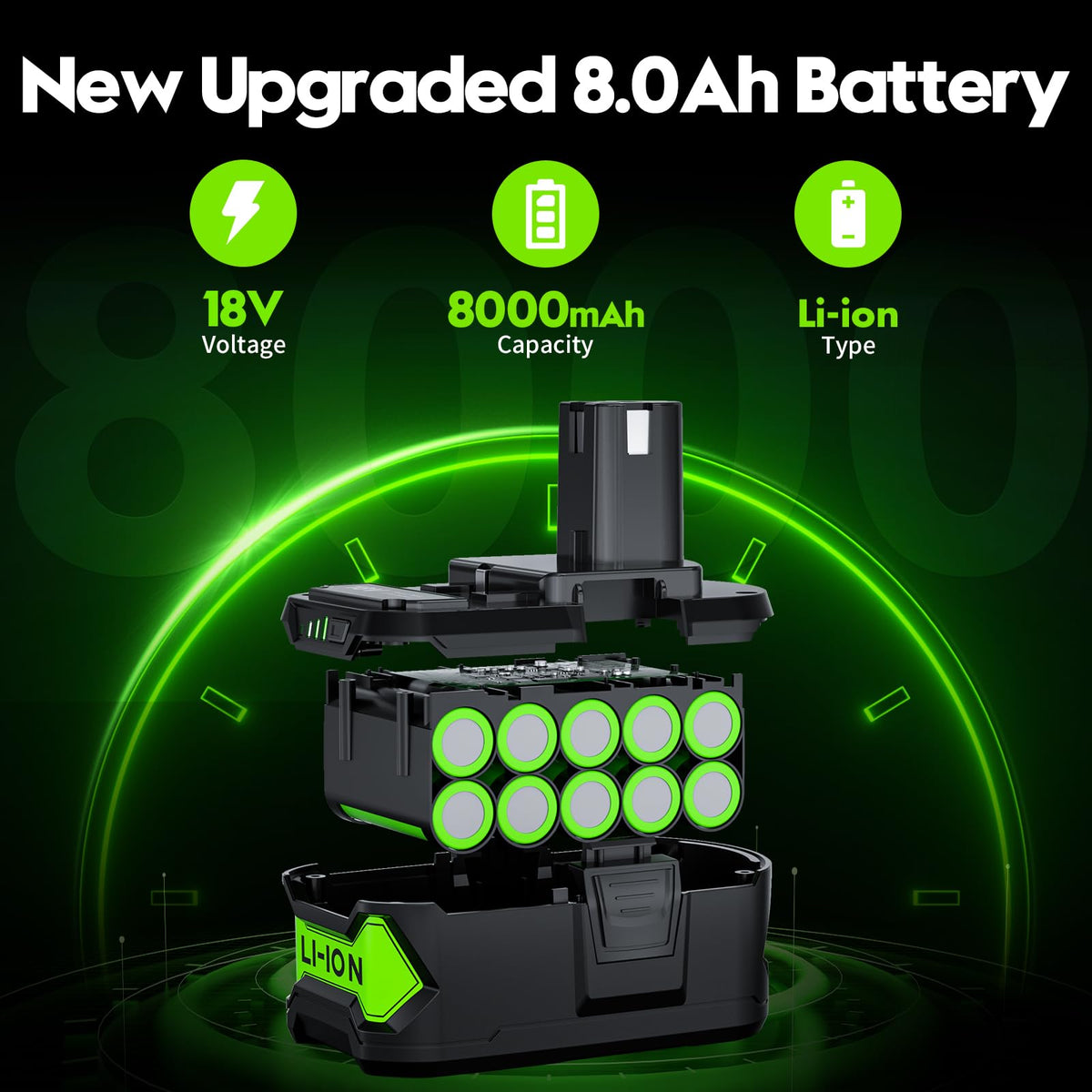 Bonadget 18V Ryobi charger ready for quick power top-ups.