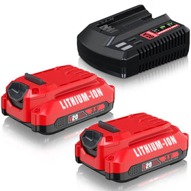 Bonadget 2Pack 3.5Ah batteries for Craftsman 20V tools ready for replacement and extended use