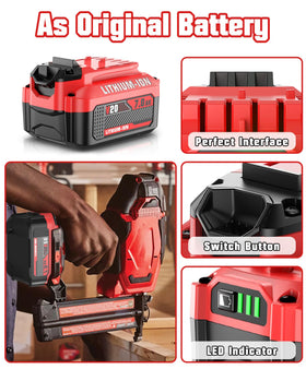 Bonadget lithium-ion battery with protections for safe operation.