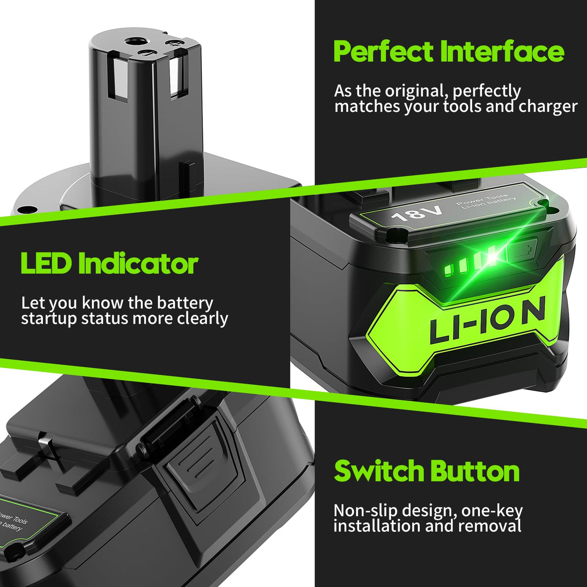 Bonadget battery safety features protect against overcharge and short circuits.