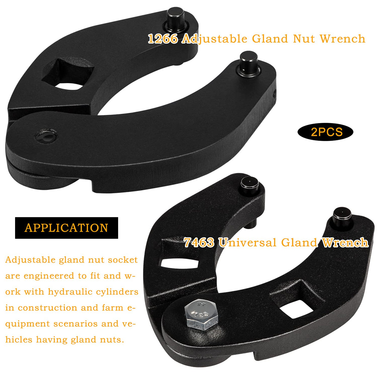 Bonbo 1266 adjustable gland nut wrench handles glands 2–6 inches