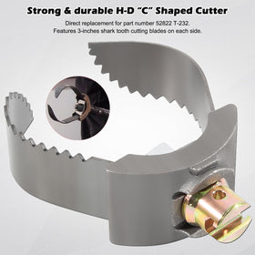 Bonbo 52822 T-232 supports easy debris removal even in stubborn blockages.