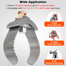 Bonbo steel construction ensures durability and rust resistance for tough drain jobs.
