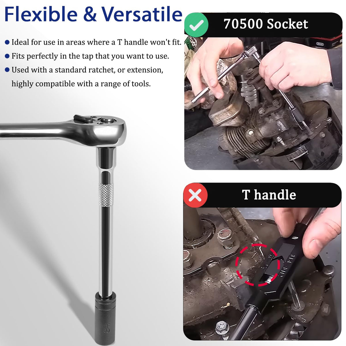 Bonbo 70500 socket holder provides organized storage and quick selection.