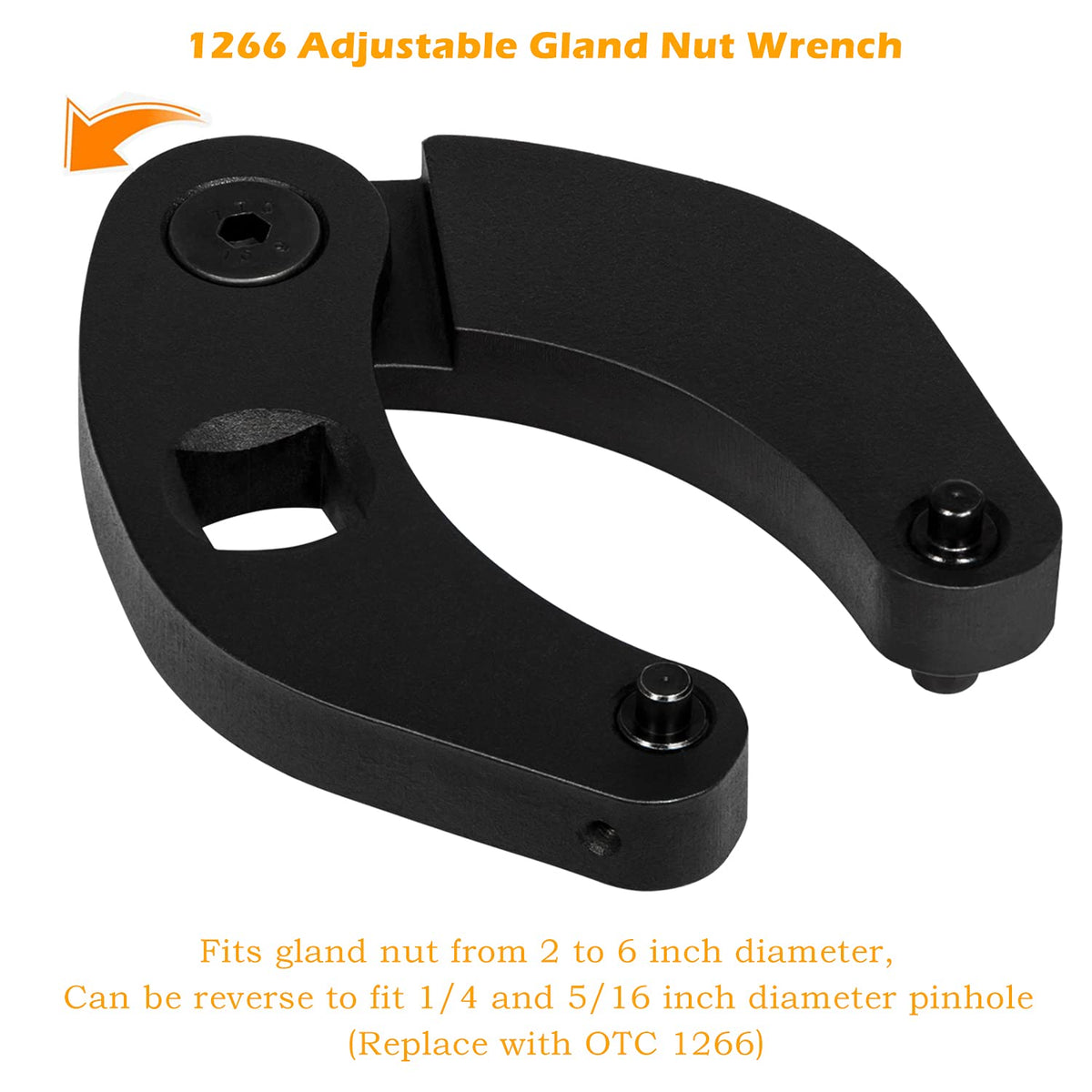 Bonbo 7463 universal gland nut wrench fits glands 1–3.75 inches