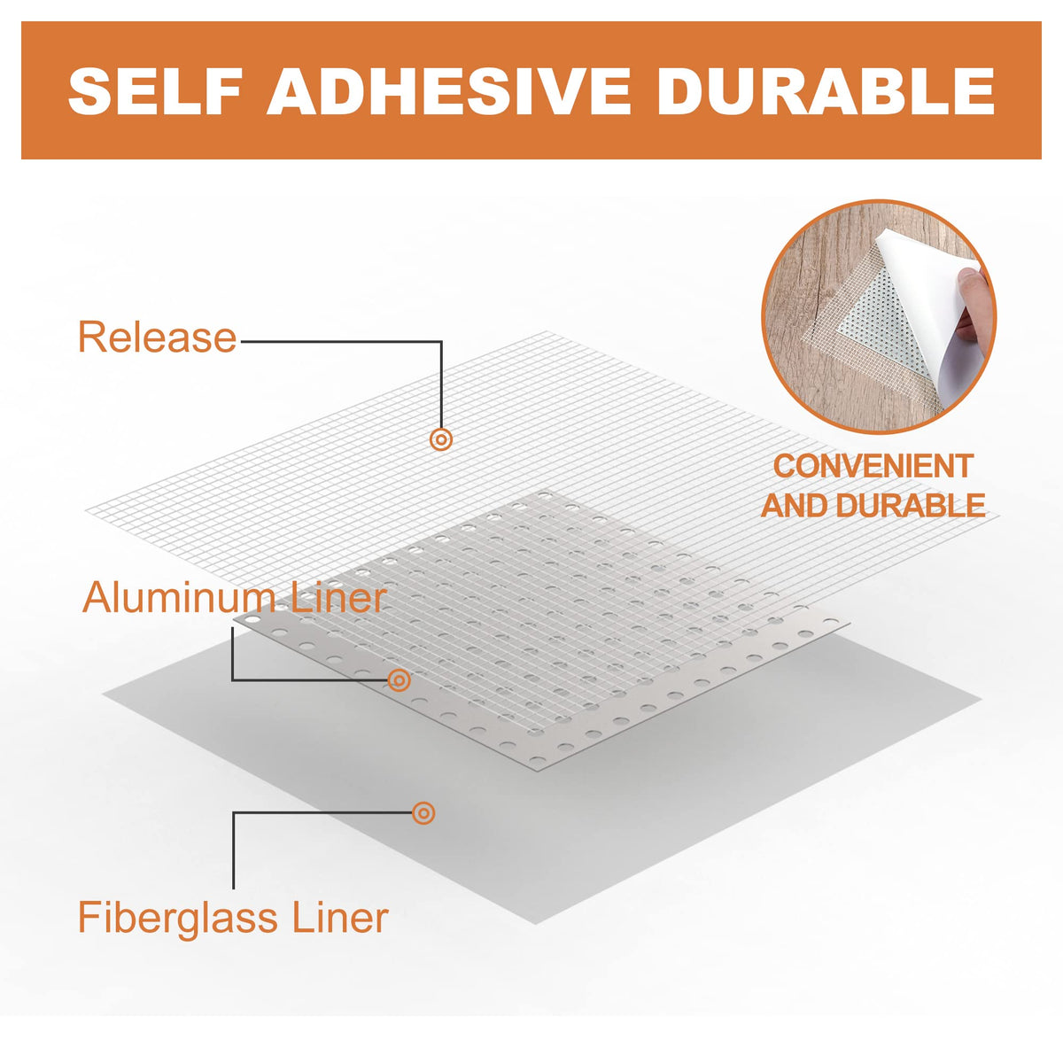 Boncart drywall patch 8-inch covering big damage with smooth finish