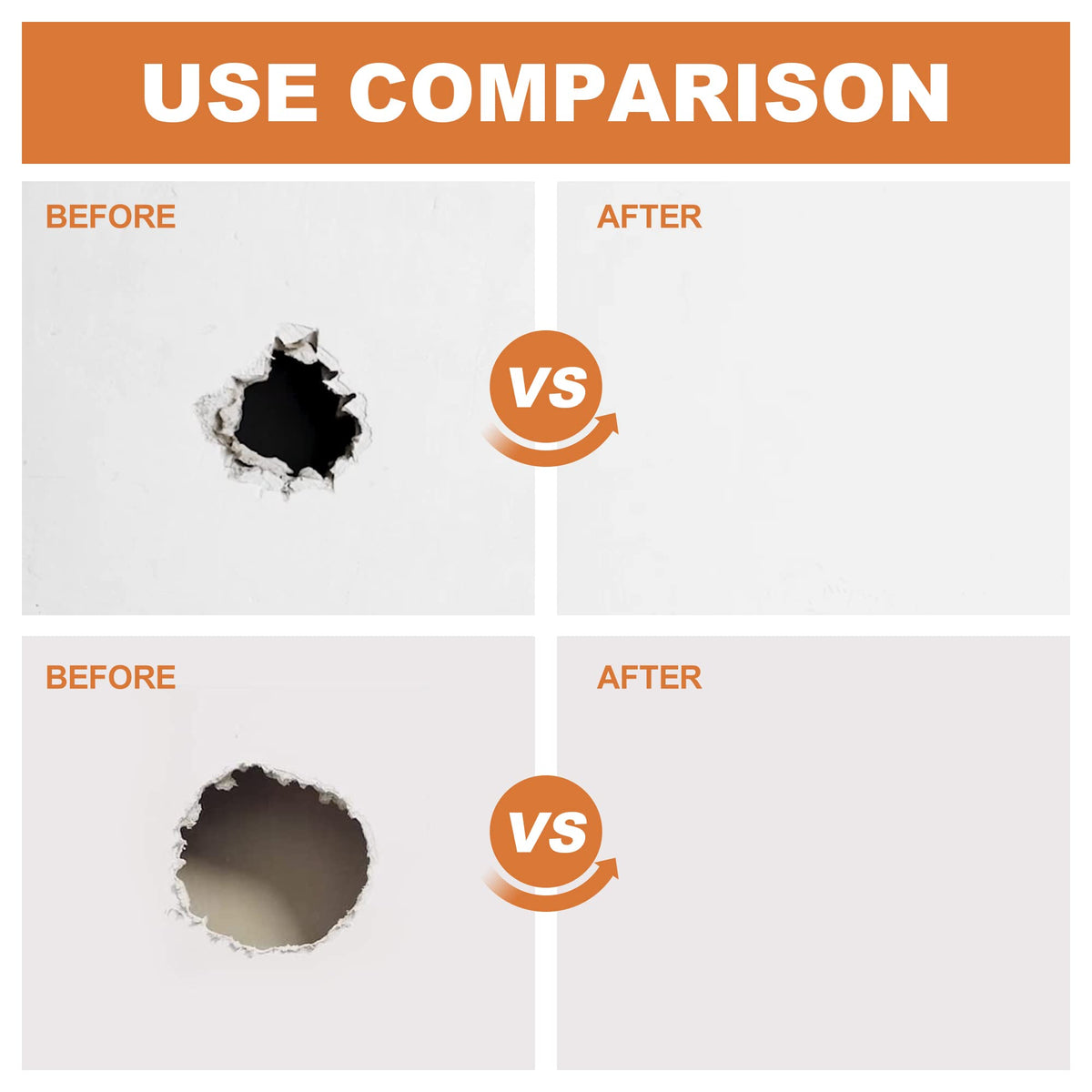 Boncart drywall patch scraper included for clean edge prep