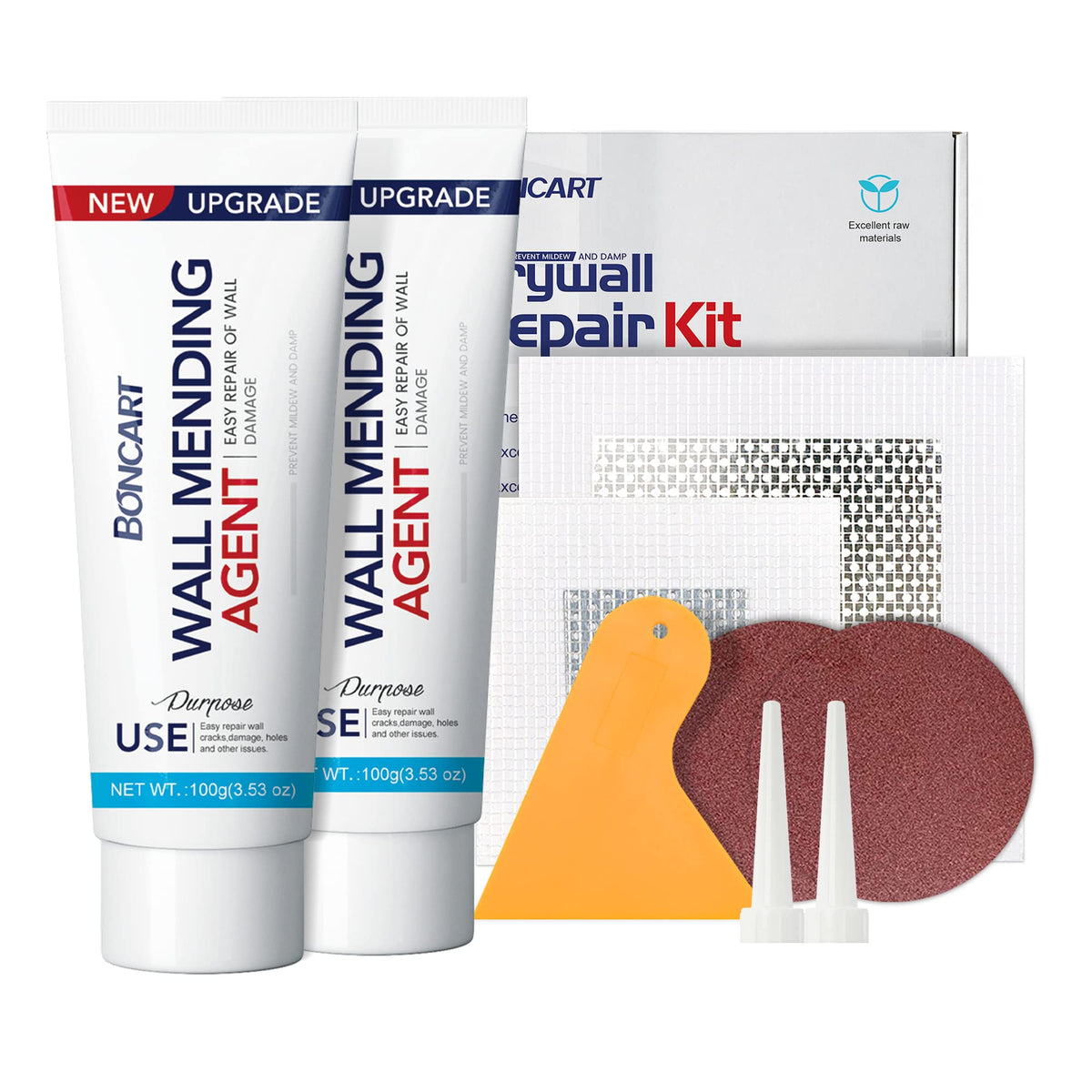 Boncart Spackle wall repair kit contents ready for quick, clean fixes.