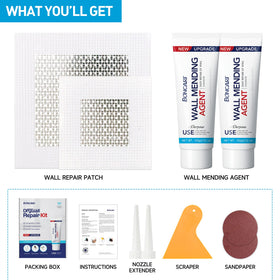 Boncart wall-mending-agent 100g for smooth, nearly invisible repairs.